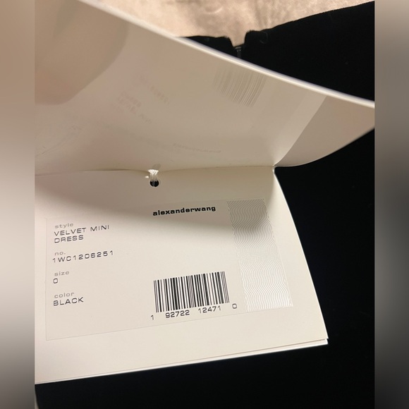 ALEXANDER WANG Velvet Fit and Flare Dress NWT SIZE:0 - Picture 7 of 8